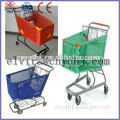 Nice Quality YD-E-180L plastic shopping cart With handle Wheels And Baby Seats From China Wholesale Packing Using Carton